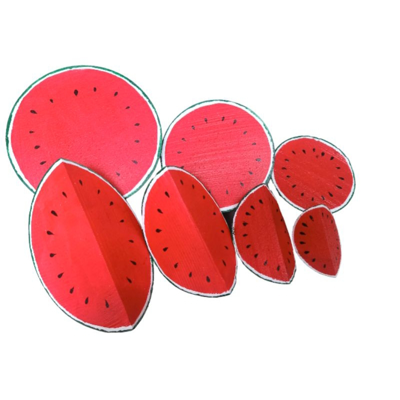QUẢ/trái dưa hấu bằng xốp trang trí TẾT