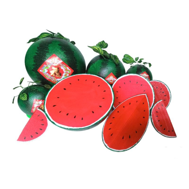 QUẢ/trái dưa hấu bằng xốp trang trí TẾT