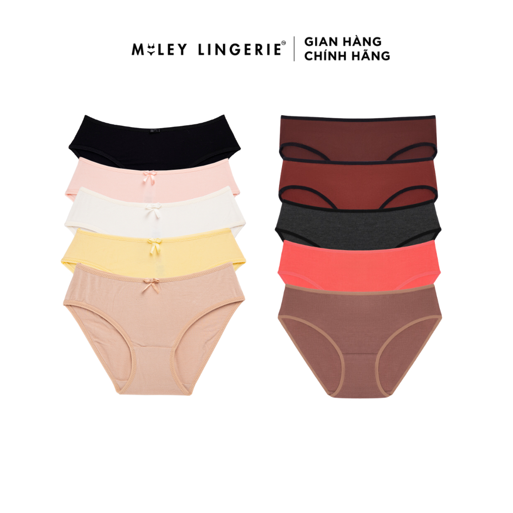 Combo 10 Quần Lót Nữ Modal Kháng Khuẩn và Thun Lạnh Co Dãn 4 Chiều Miley Lingerie BCS_BMS01 (Mẫu ngẫu nhiên)