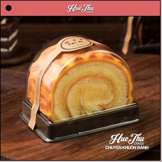 Hộp đựng bánh A93 đựng bánh bông lan cuộn cắt lát