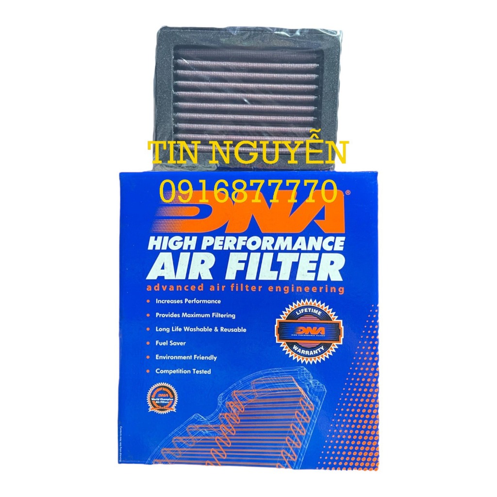 Lọc gió DNA cho Yamaha R3/ MT-03/ GSX-R150 chính hãng mã Y3S15