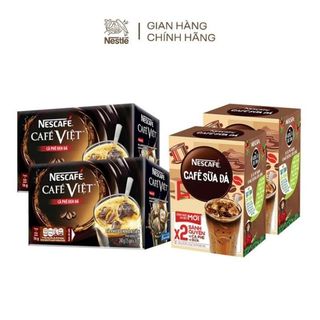Cà phê đen hòa tan NESCAFÉ Café Việt Cà phê đen đá (Hộp 15 gói x 16g) (Chính hãng)