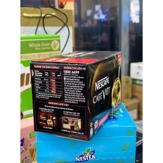 Cà phê đen hòa tan NESCAFÉ Café Việt Cà phê đen đá (Hộp 15 gói x 16g) (Chính hãng)