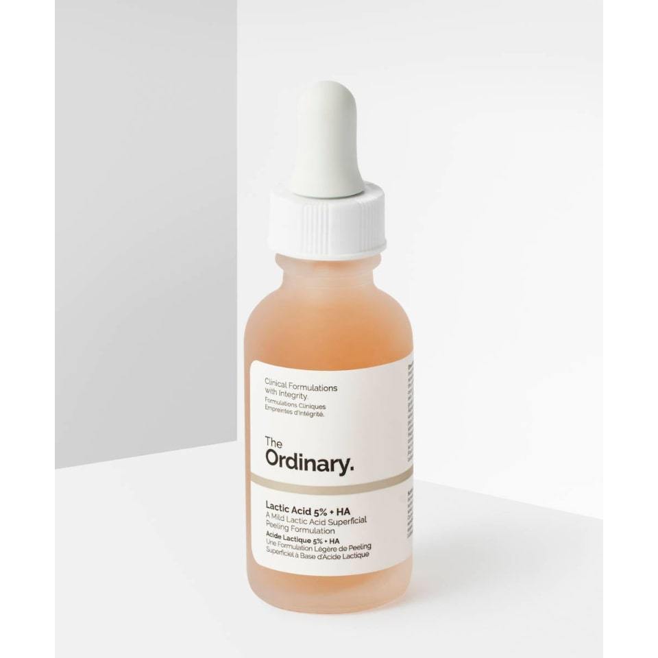 Serum tẩy tế bào chết sáng da, mờ thâm Lactic 5% Acid + HA The Ordinary 30ml