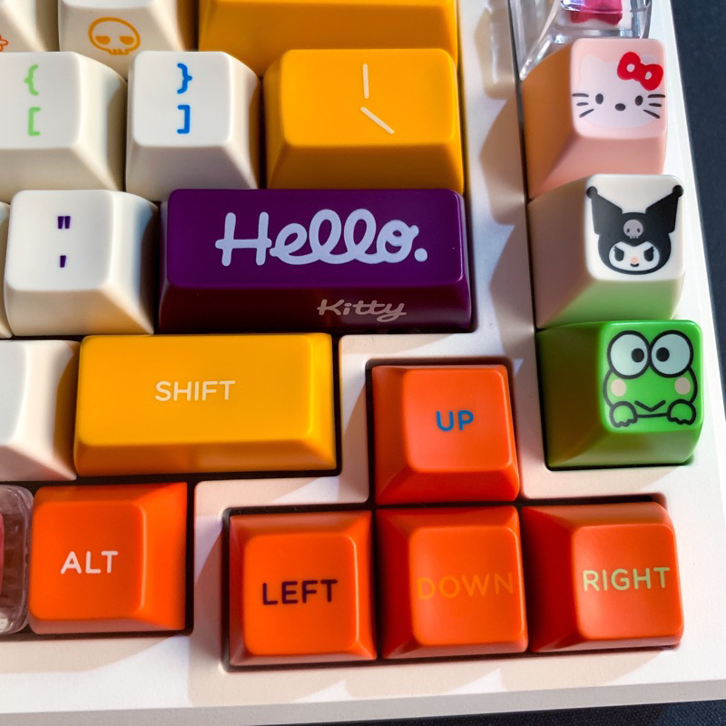 Keycap Colourful Dream tráng men siêu đẹp | Nút bàn phím cơ | Profile SA
