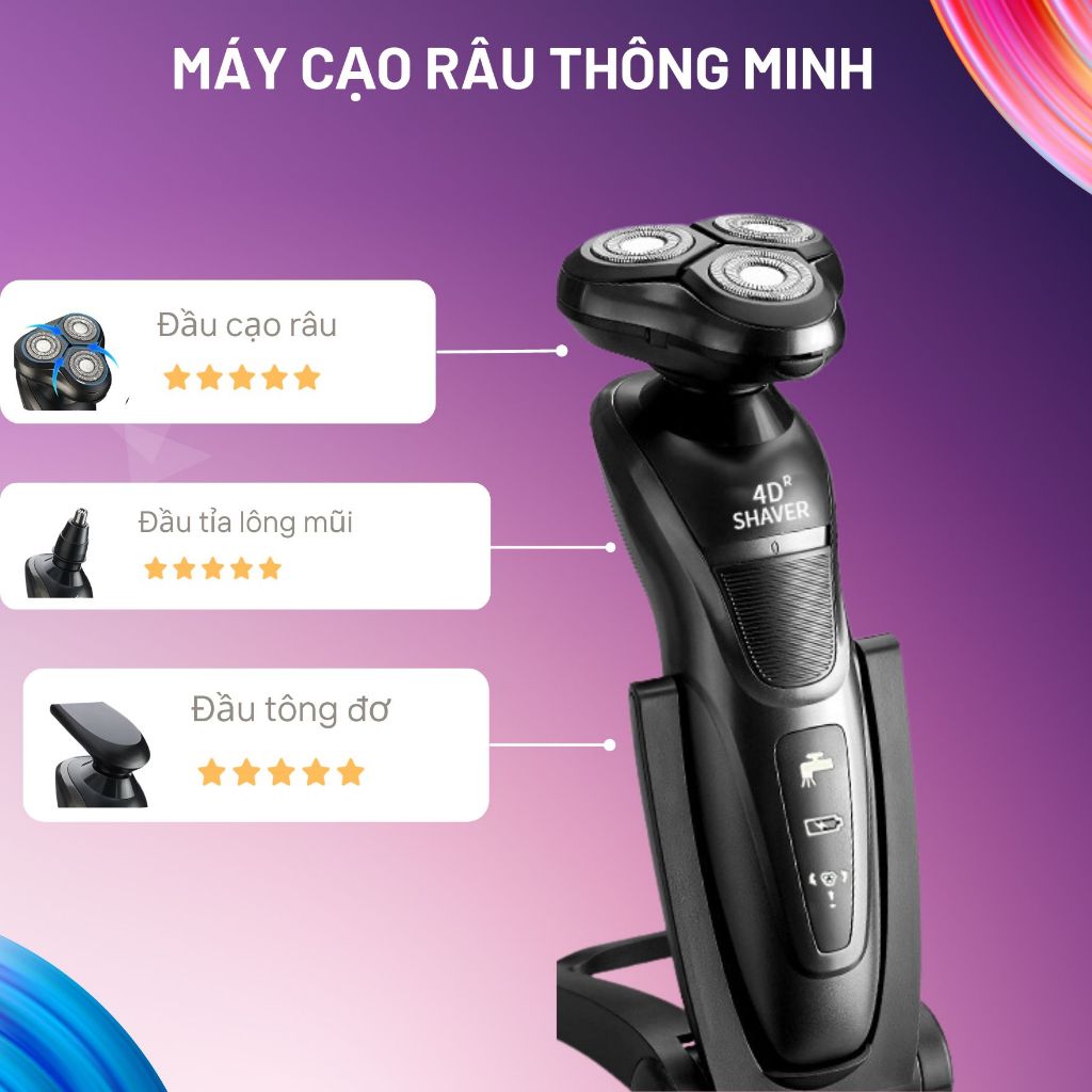 Máy Cạo Râu KH-218 Chính Hãng BH 12 tháng - 1 đổi 1 14 ngày