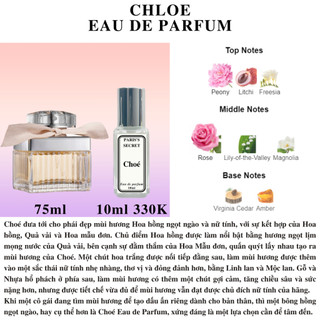 [Tổng hợp] Nước hoa Nữ - CHOÉ các phiên bản (Love story, EDP, Nomade)