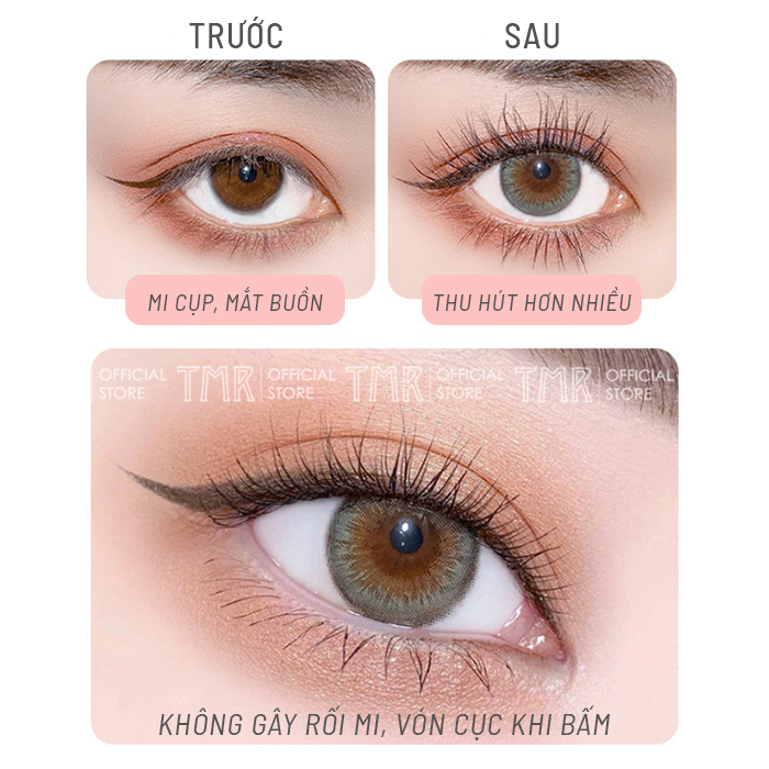 TMR Kẹp Bấm Mi Tơi Và Cong Đều 3 Màu Navy Tiện Lợi Hiệu Quả Tức Thì Chất Liệu Thép Không Gỉ Chắc Chắn