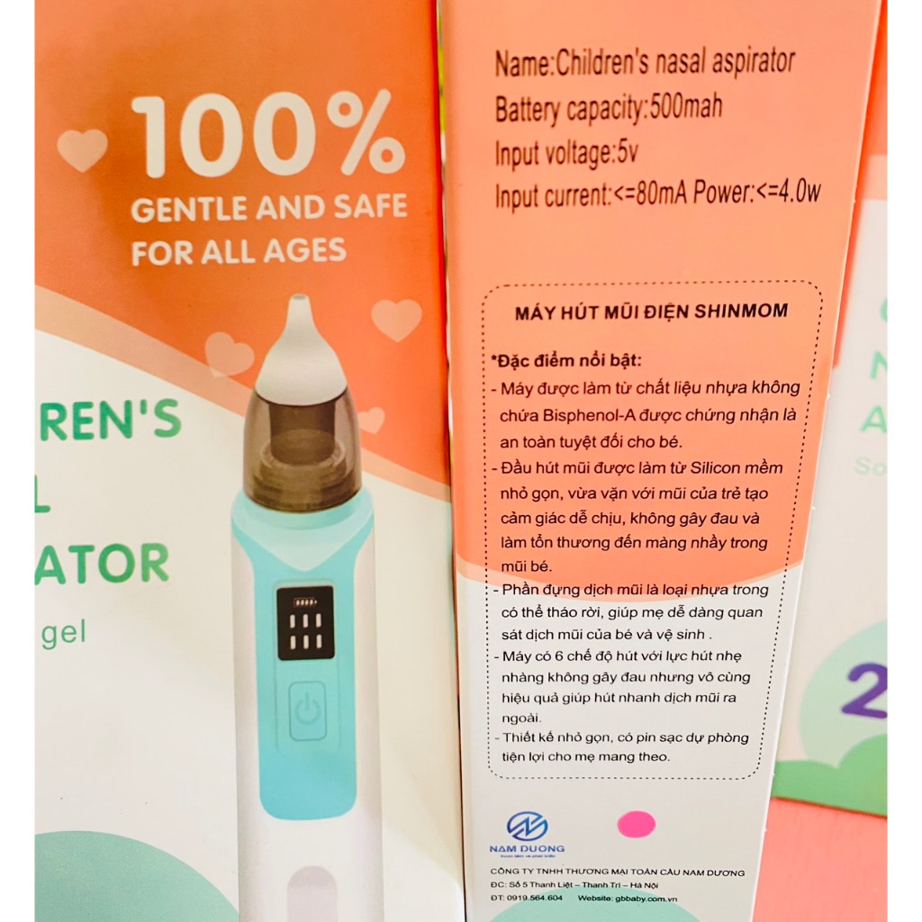 Máy hút mũi điện Shinmom