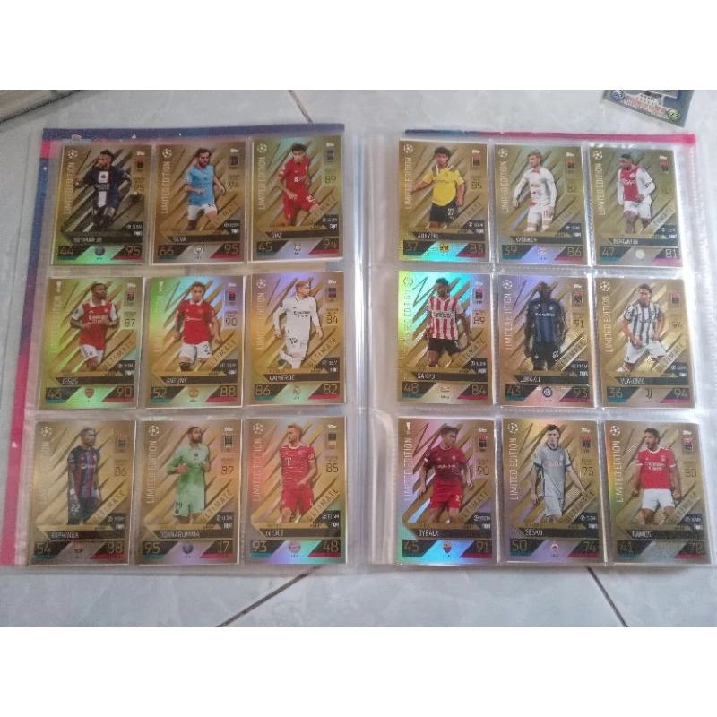 Thẻ cầu thủ match attax Black Edge Edition