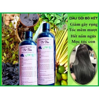 [ Chai 500 ml] Dầu gội bồ kết sạch gàu, hết rụng tóc, nấm ngứa da đầu