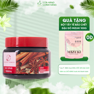 Tẩy tế bào chết toàn thân Exclusive Belarus chiết xuất quế hồi và cafe 380ml