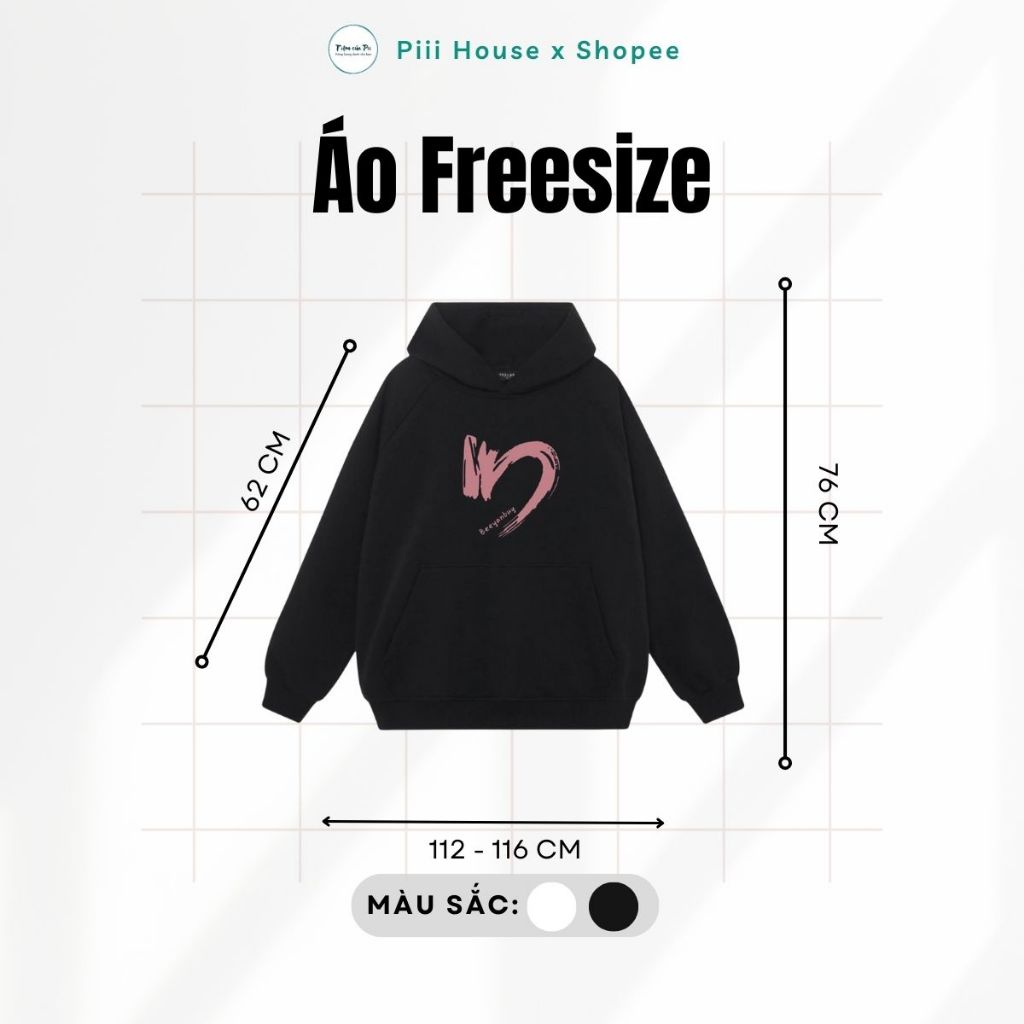 Áo Hoodie Nam Nữ Dài Tay Form Rộng Chất Vải Nỉ Lót Bông Dày Dặn Dáng Oversize Hoodie Couple Trái Tim