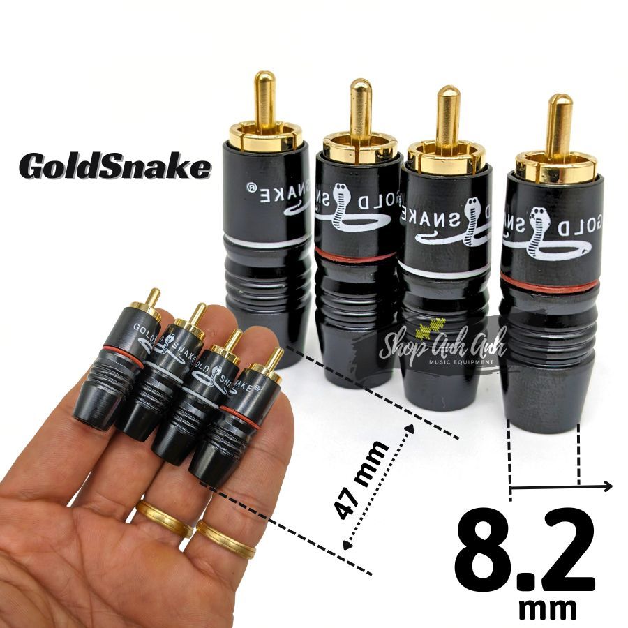 Jack AV Nakamichi đuôi 8.2 mm giá 1 cái