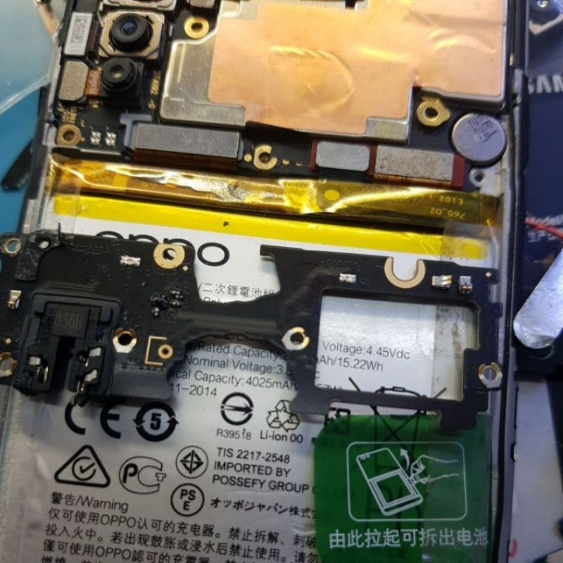 Cụm main phụ bo mạch phụ kèm mic jack tai nghe cho Oppo Reno 3 zin bóc máy