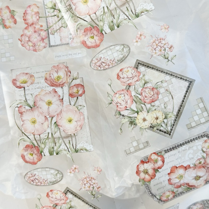 Saunery - Băng dán PET tape khung hoa thần tiên - ZYS