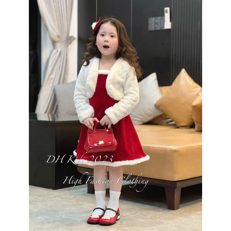 Set váy kèm áo khoác cho be