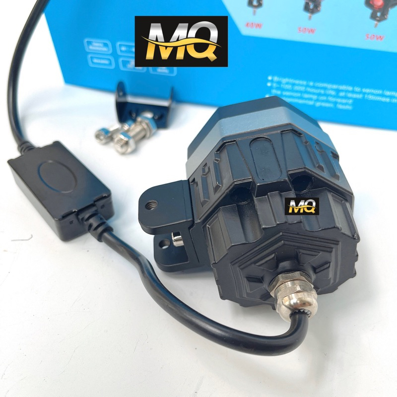 Đèn Trợ Sáng Bi Cầu P65 2 Mầu 3 Chế Độ 12-24v 60w NAO M3MINI