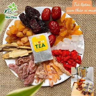 Trà lipton xí muội cam thảo 10 vị