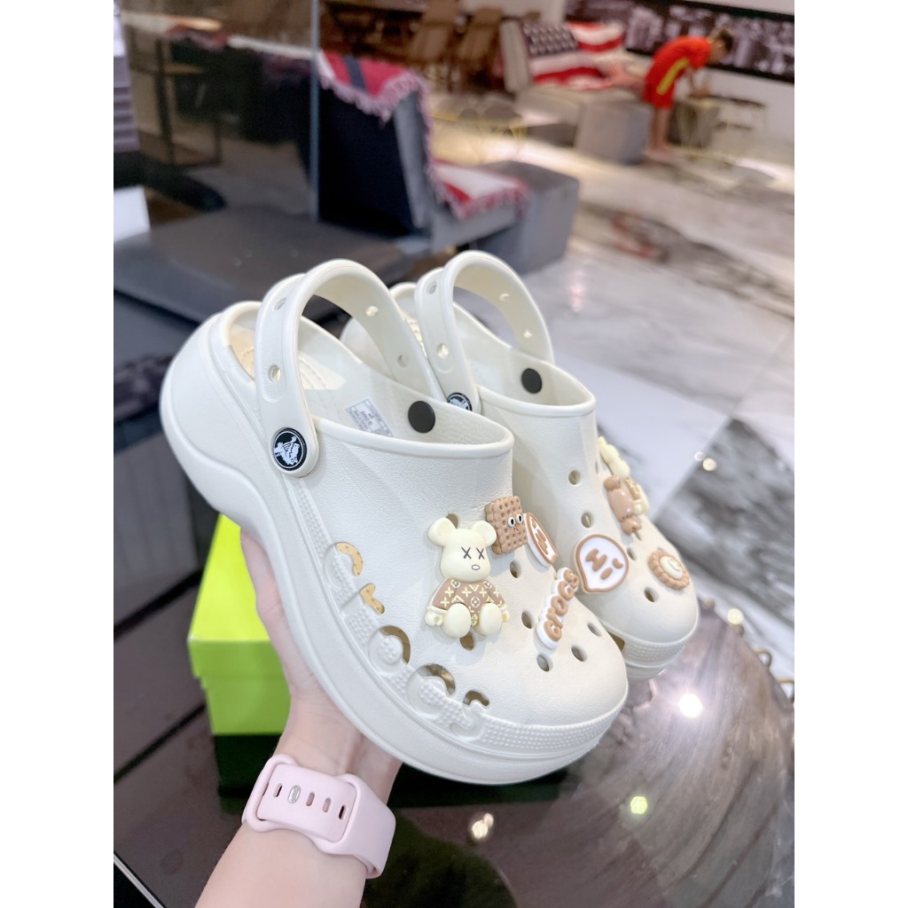 Giày Sục Nữ Crocs Quai Hậu 5p