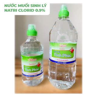 [1 thùng - 19 chai] Nước muối sinh lý Vĩnh Phúc 500 ml