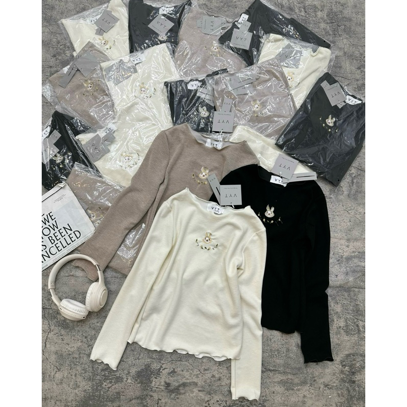 ÁO GIỮ NHIỆT THÊU THỎ