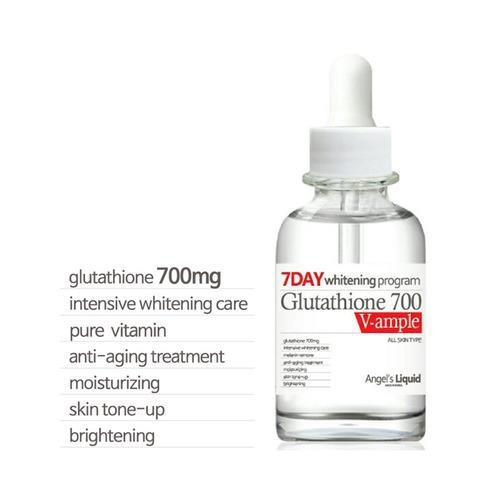 SERUM TINH CHẤT TRẮNG DA  7 Day Whitening Program Glutathione 700 V-Ample