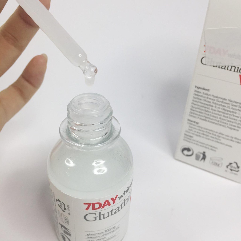 SERUM TINH CHẤT TRẮNG DA  7 Day Whitening Program Glutathione 700 V-Ample