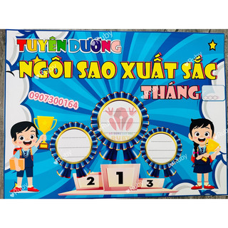 Decal góc tuyên dương HS - Đồ dùng dạy học Ruby