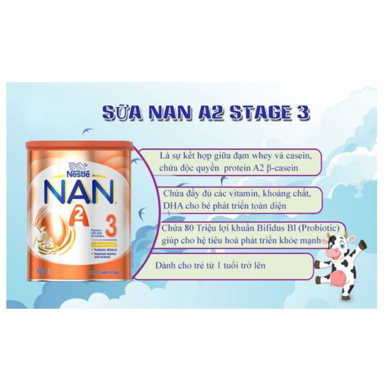 Sữa Nan Úc A2 - 800g số 3 từ 1y date 09.1.2024