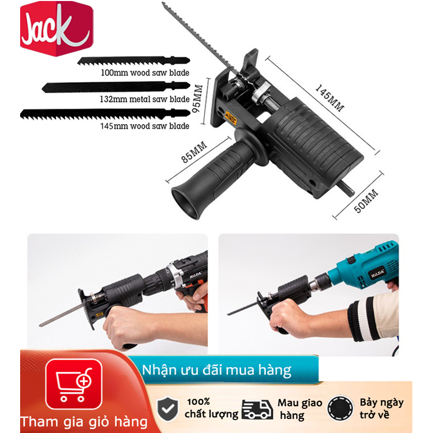 Jack Máy khoan điện biến đổi cưa điện
