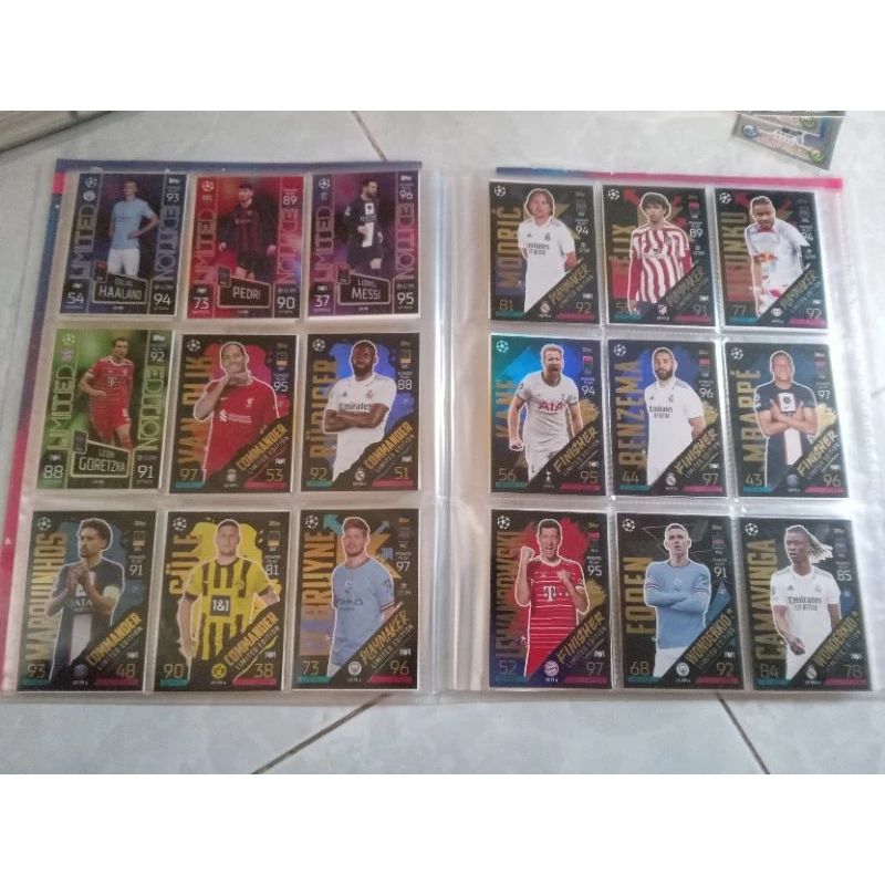 Thẻ cầu thủ match attax Black Edge Edition