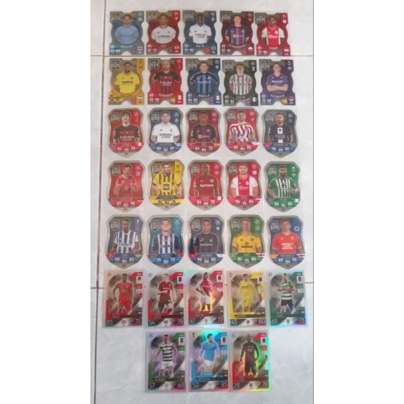 Thẻ cầu thủ match attax Black Edge Edition