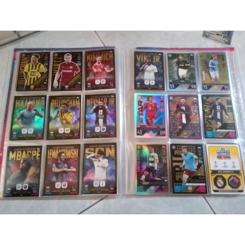 Thẻ cầu thủ match attax Black Edge Edition