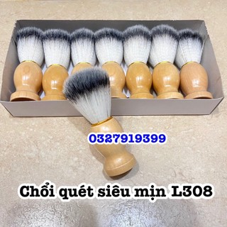 ✅ Chổi phủi tóc , chổi quét kem cạo râu - lông mịn L308