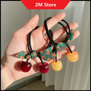 Dây buộc tóc, cột tóc hình trái cherry xinh xắn dành cho bạn nữ xic9