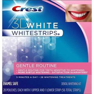 Combo 4 Gói Miếng dán trắng răng Crest 3D White (Professional Effects / Glamorous / Gentle Routine/ENAMEL SAFE )