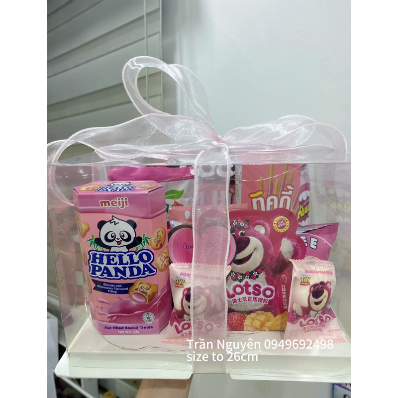 Hộp quà bánh kẹo tặng 20/10 - quà 20/10, sinh nhật,noel,19/11