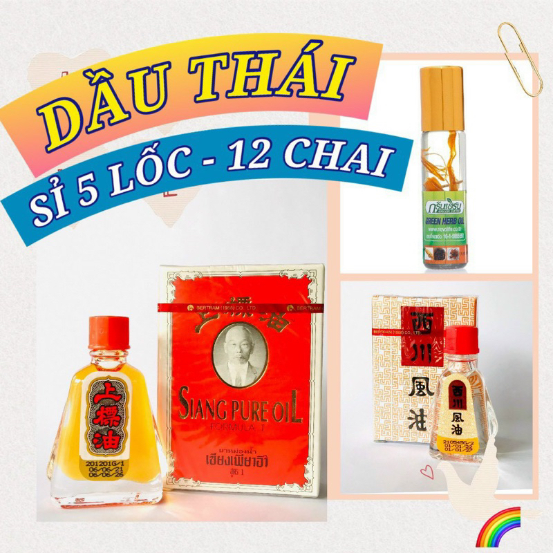 Dầu thái lan 3-7ml dầu thái đỏ