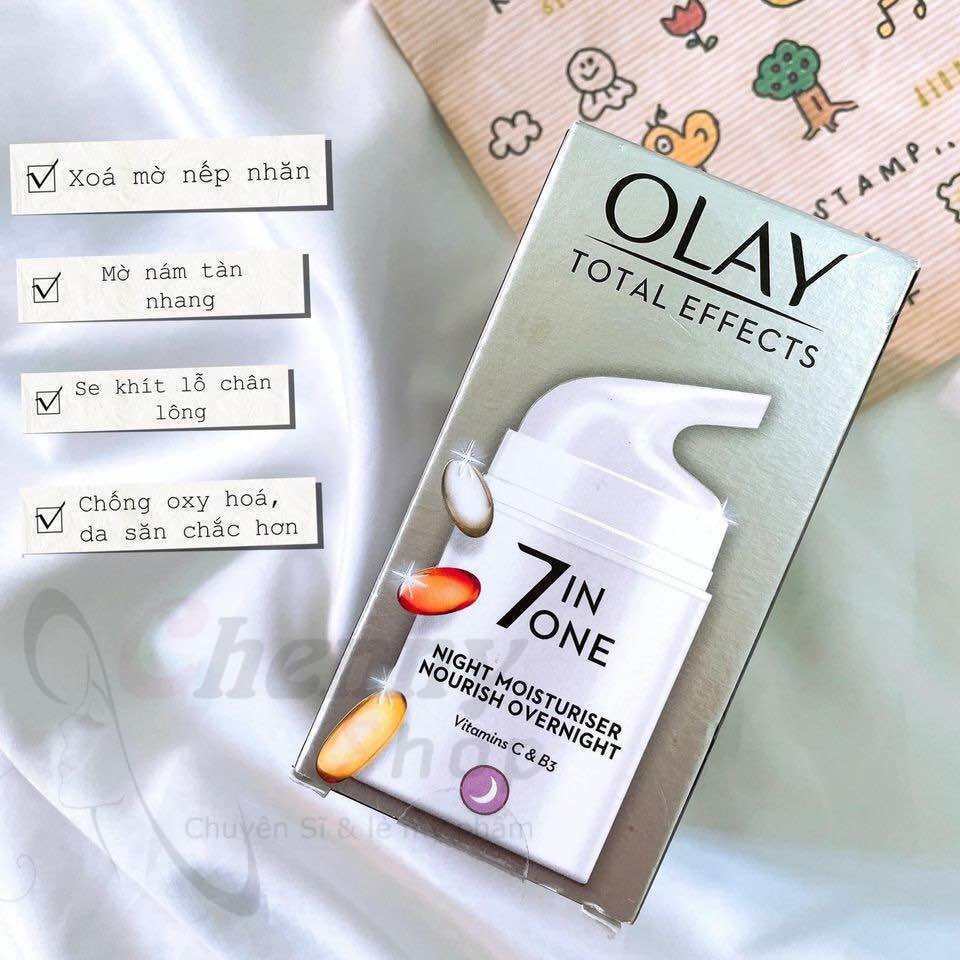 Kem dưỡng Olay 7 in 1 bản uk ban ngày và ban đêm cao cấp