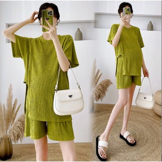 Set bộ đồ bầu thun xốp mềm mát bdd128