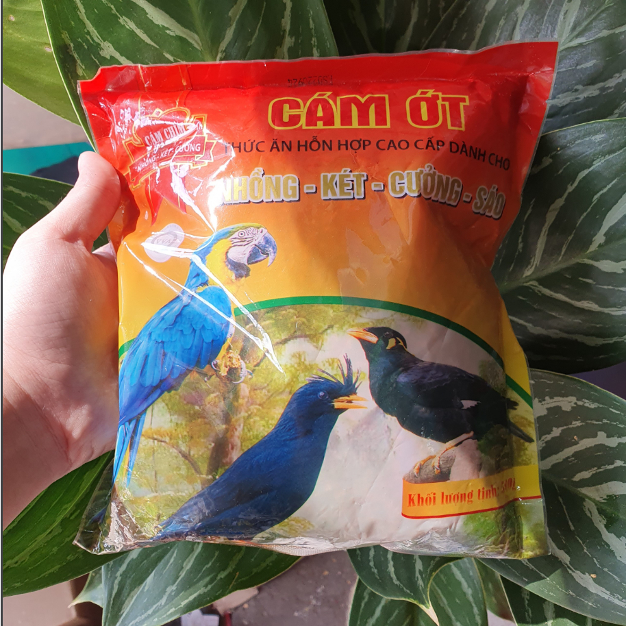 Cám ớt Vương Việt Anh cho nhồng, két, cưỡng, sáo VVA - 500g