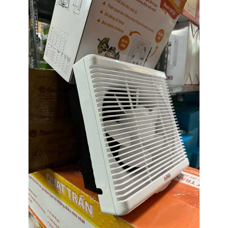 Quạt hút gió Âm Tường Asia, màu trắng, nhiều kích thước, quạt hút mùi wc, nhà tắm, phòng bếp, chính hãng.