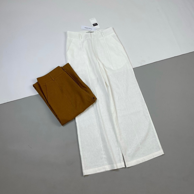 Quần linen Shojo xếp ly