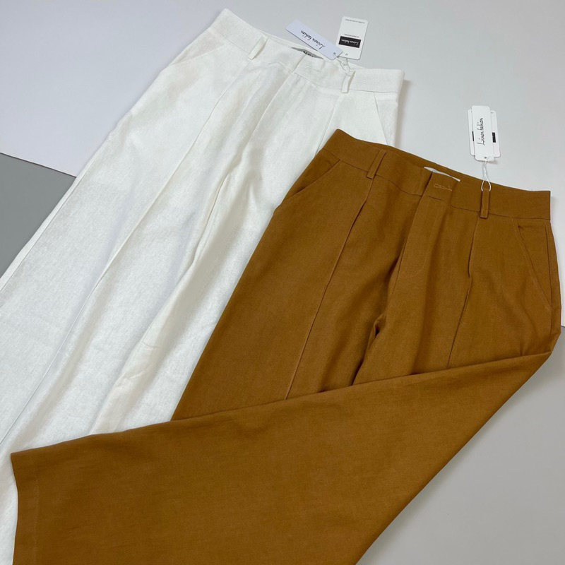 Quần linen Shojo xếp ly