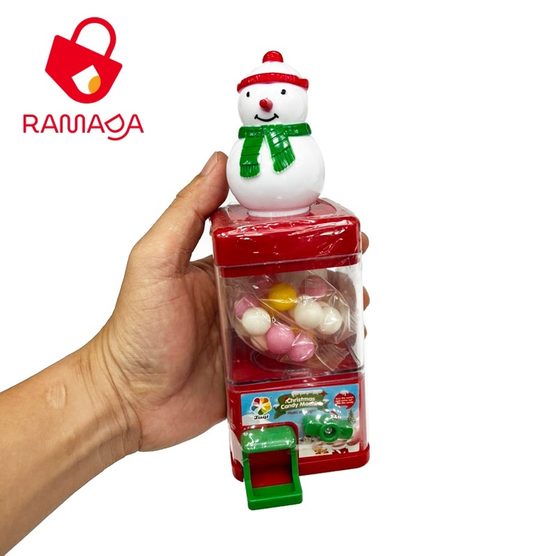 Kẹo Đồ Chơi Máy Bán Kẹo Giáng Sinh Christmas Candy Machine Juqi 30gr