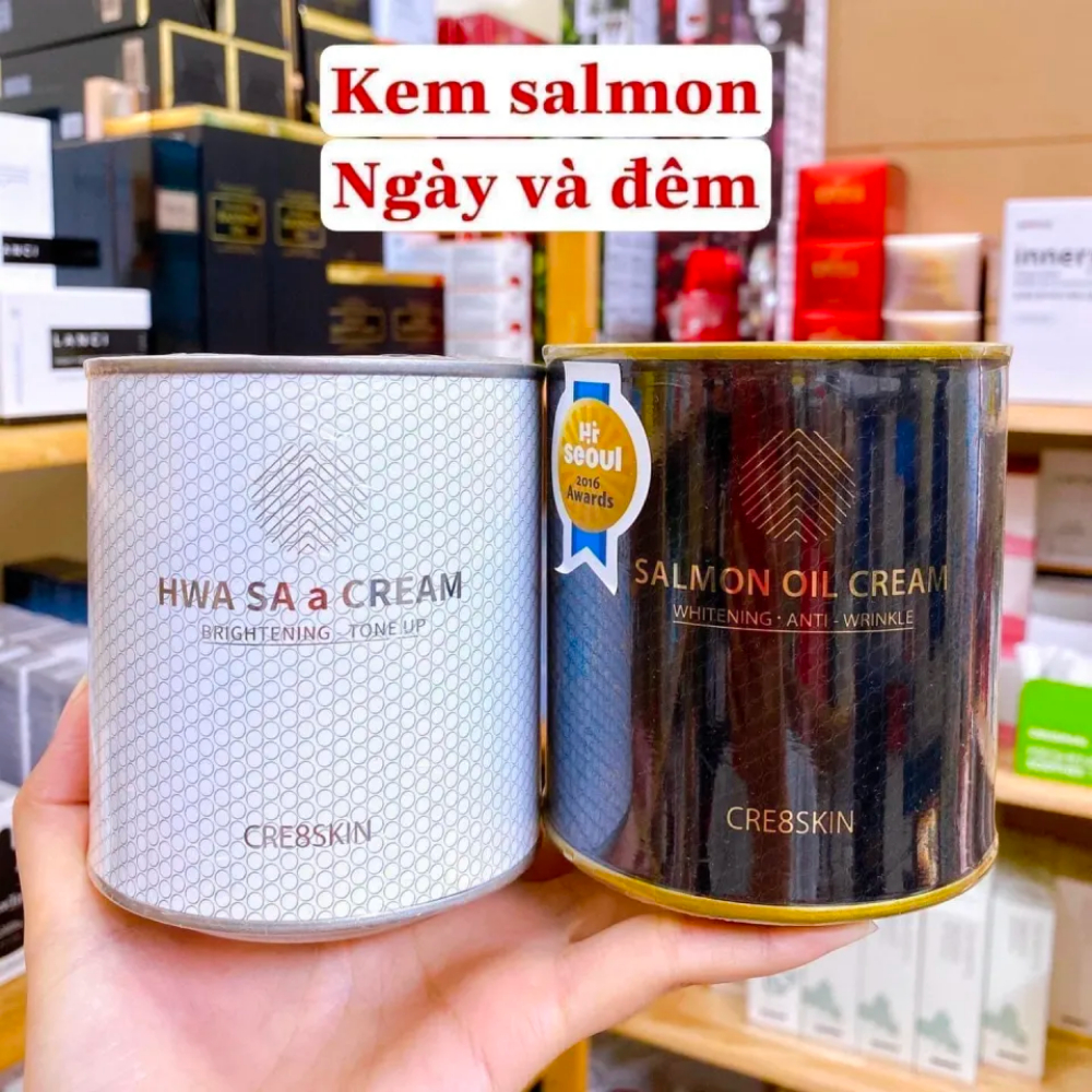 Kem Dưỡng Cá Hồi Cre8skin Salmon Oil Cream 80g