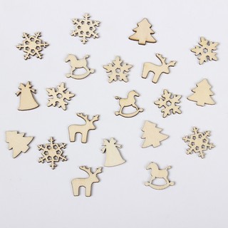 SET 50 GỖ TRANG TRÍ NOEL SIZE NHỎ
