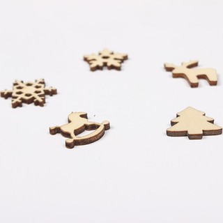 SET 50 GỖ TRANG TRÍ NOEL SIZE NHỎ