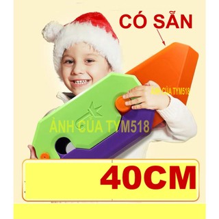 Dao cà rốt khổng lồ 40cm Đồ chơi dao cà rốt trọng lực 3d Đồ chơi hoạt hình sinh động